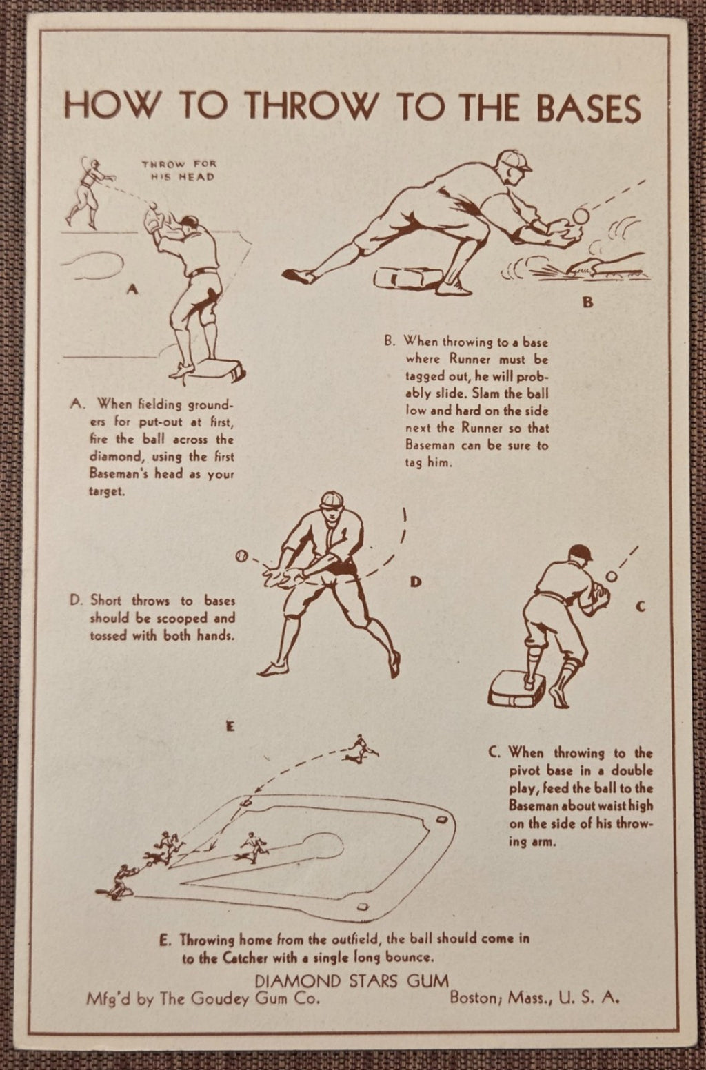 1939 Goudey #15 Frank Higgins Tigers Red Sox Athletics Original Baseball Card5