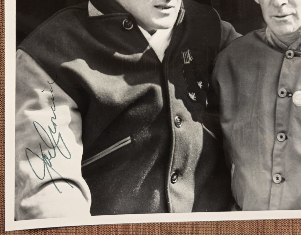 Joe Cronin HOF Auto Red Sox 1930's Baseball 8x10 Vintage Photo JSA Earle Mack4