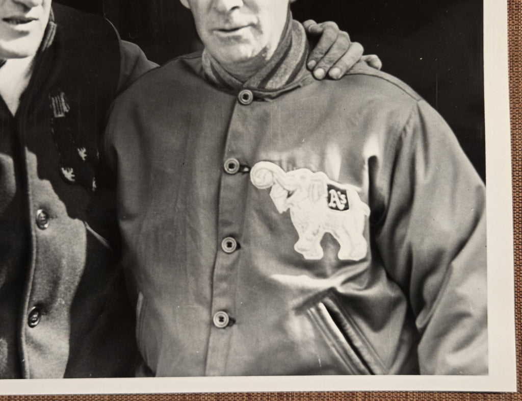 Joe Cronin HOF Auto Red Sox 1930's Baseball 8x10 Vintage Photo JSA Earle Mack3