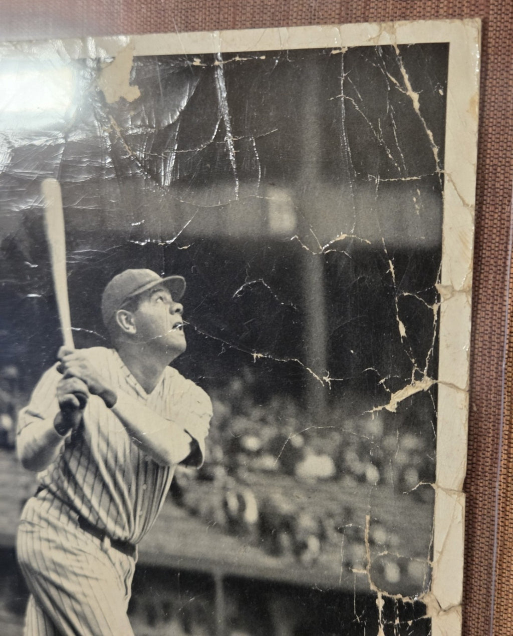 1934 Quaker Oats Premium Babe Ruth New York Yankees Original 8x10 Baseball Photo1