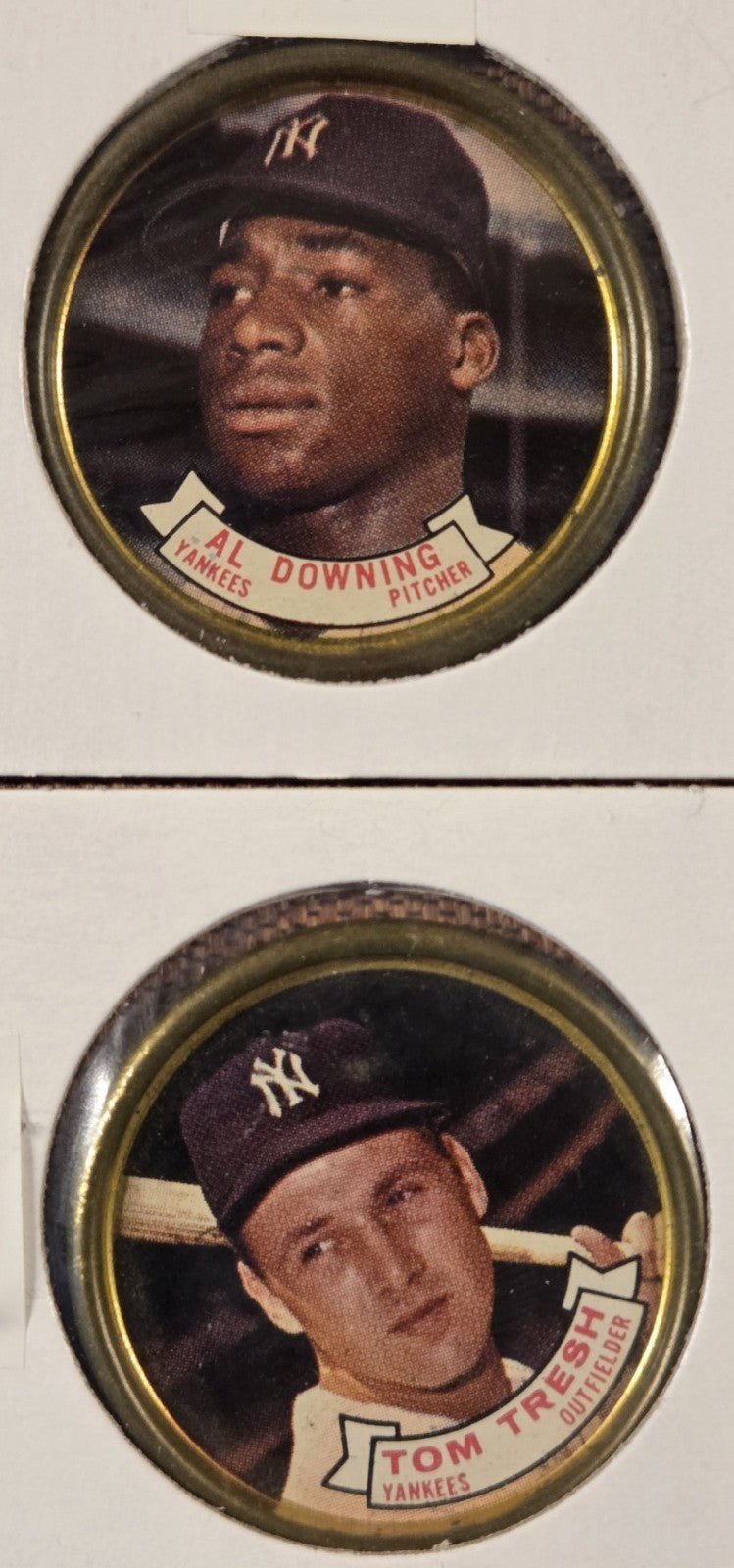 1965 Old London Maris 1964 Topps Tresh Howard Richardson Downing Baseball Coins3