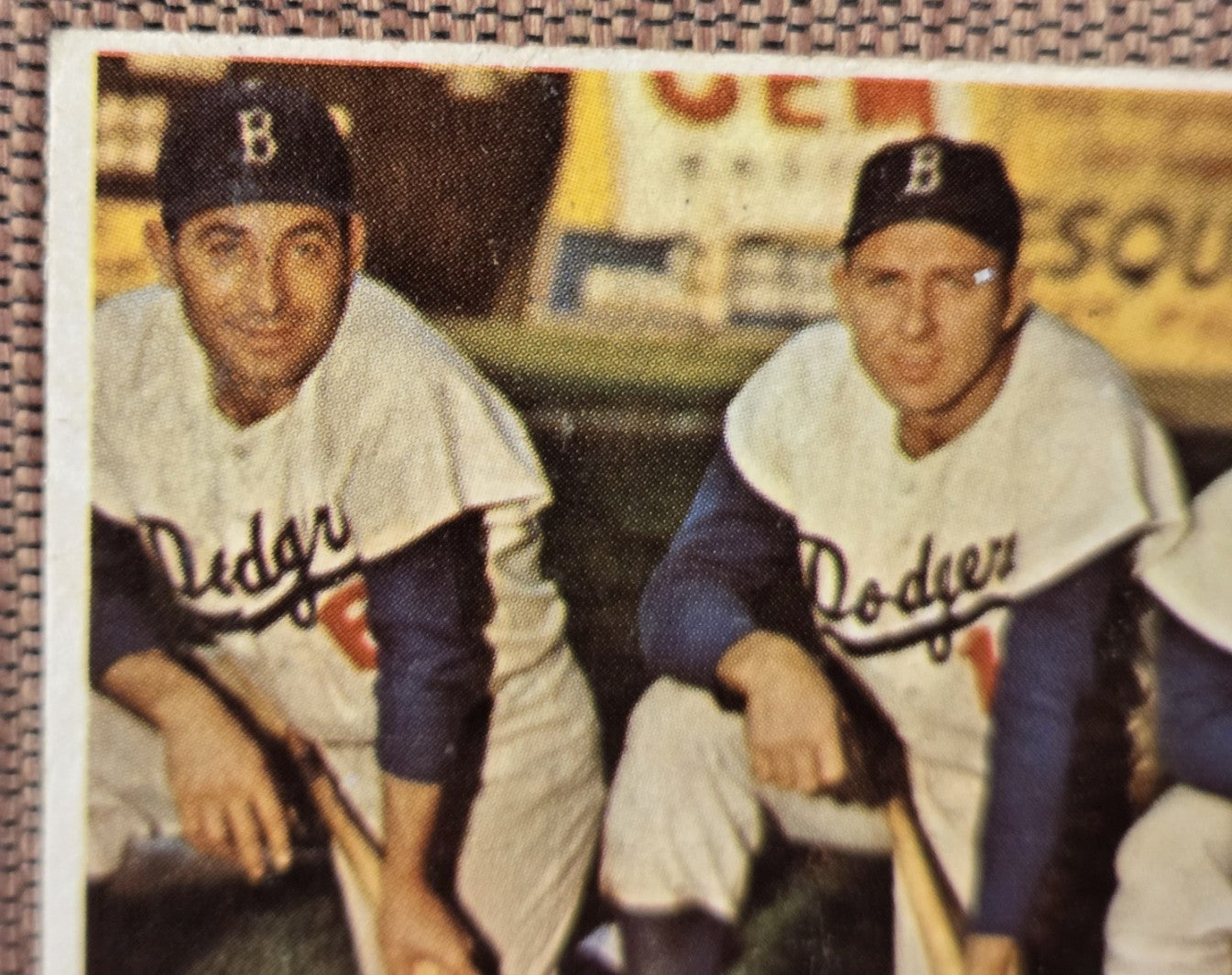 1957 Topps #400 Roy Campanella Snider Hodges Furillo Dodgers Baseball Card1