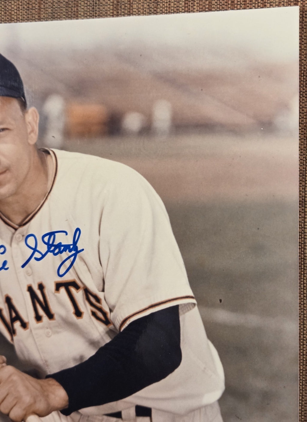 Eddie Stanky AUTO 8 x 10 New York Giants Baseball Signed 8 x 10 Photo JSA2