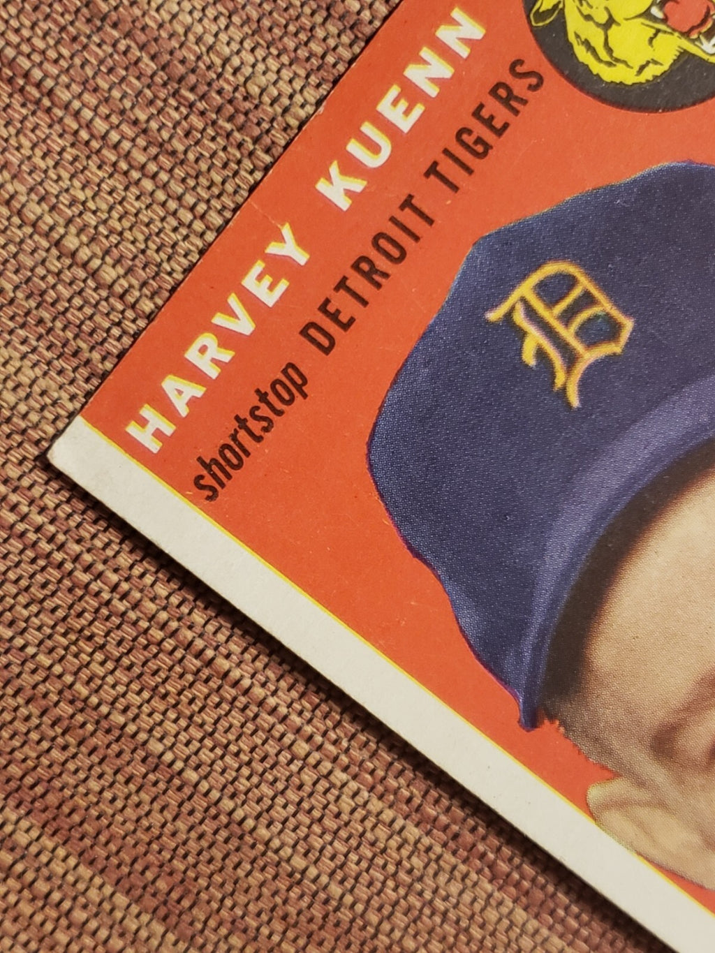 1954 Topps #25 Harvey Kuenn Detroit Tigers Original Rookie Baseball Card RC4