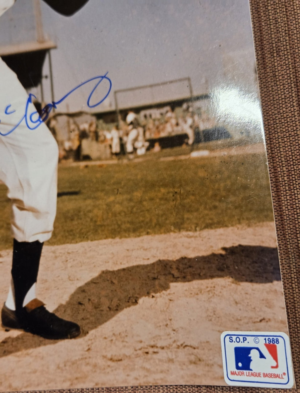 Willie McCovey Auto San Francisco Giants Original Baseball 8x10 Photo JSA HOF6