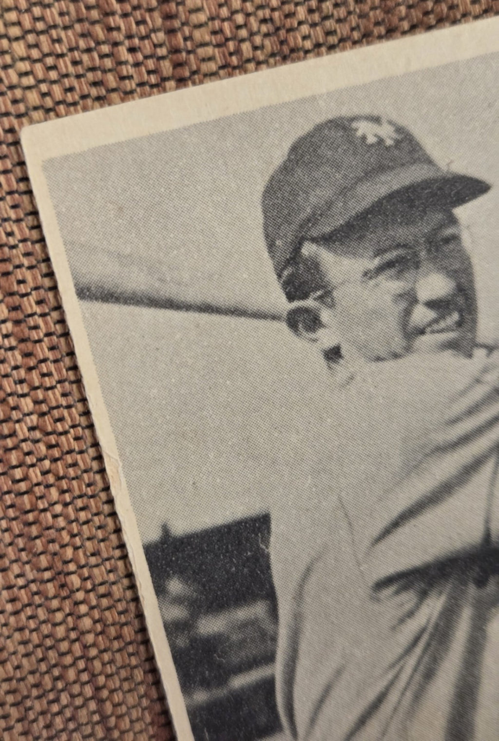 1948 Bowman #32 Bill Rigney New York Giants Original Rookie Baseball Card RC2