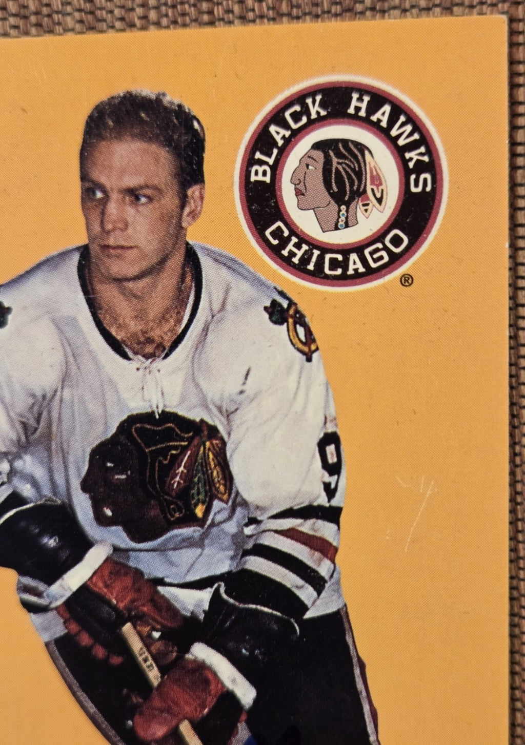 1994 Parkhurst Tall Boys #25 Bobby Hull Chicago Blackhawks Hockey Card JSA AUTO1
