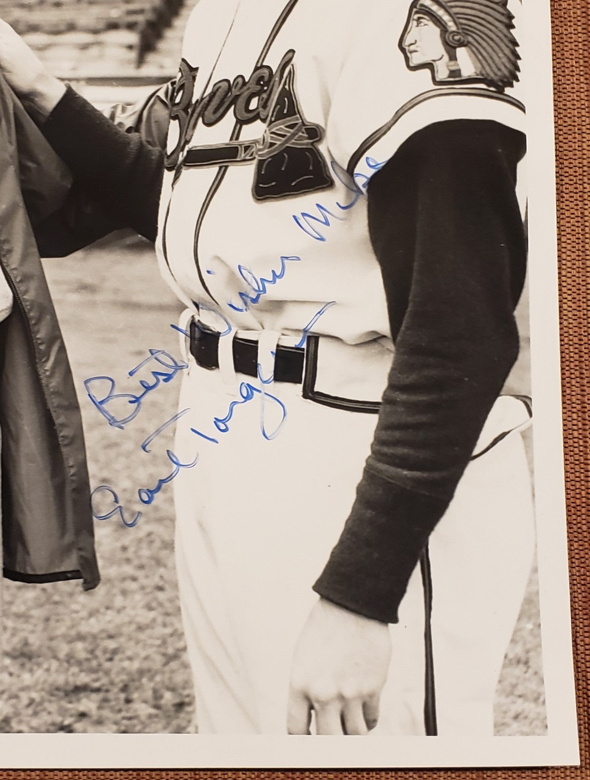 Earl Torgeson Auto Boston Braves 1940's Baseball 8x10 Photo JSA Eddie Waitkus3