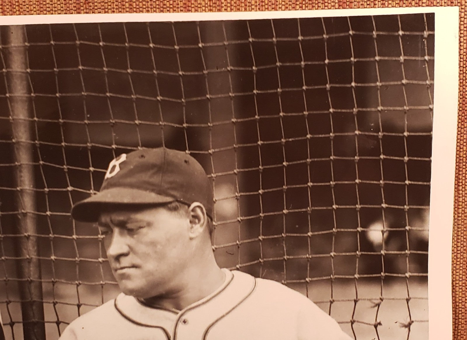 Wally Berger Auto Boston Braves 1930's Baseball 8x10 Photo JSA Hack Wilson HOF2
