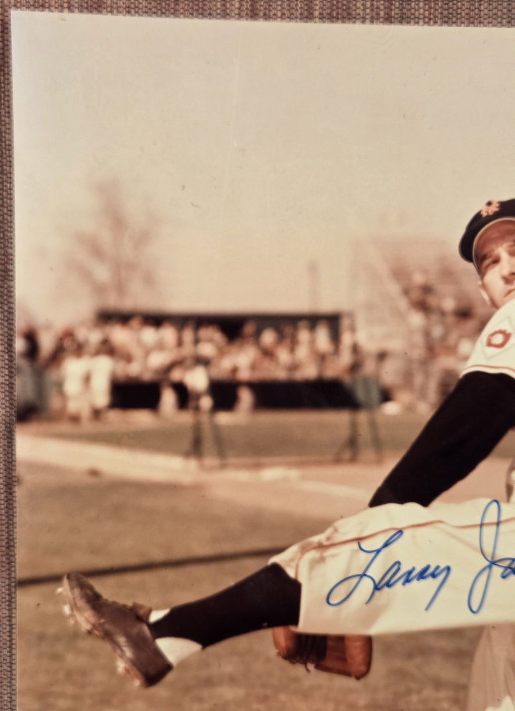 Larry Jansen AUTO San New York Giants Reds Baseball Signed 8 x 10 Photo JSA1