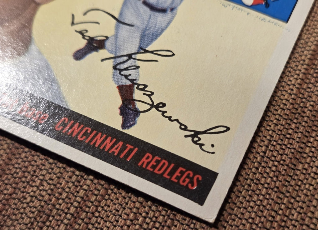 1955 Topps #120 Ted Kluszewski Cincinnati Reds Vintage Original Baseball Card3