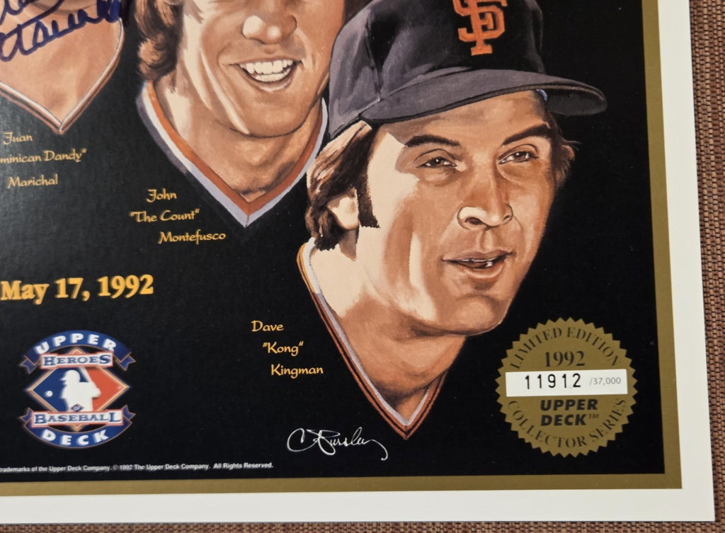 Orlando Cepeda Juan Marichal Auto San Fran Giants Baseball 8x10 Photo JSA HOF3