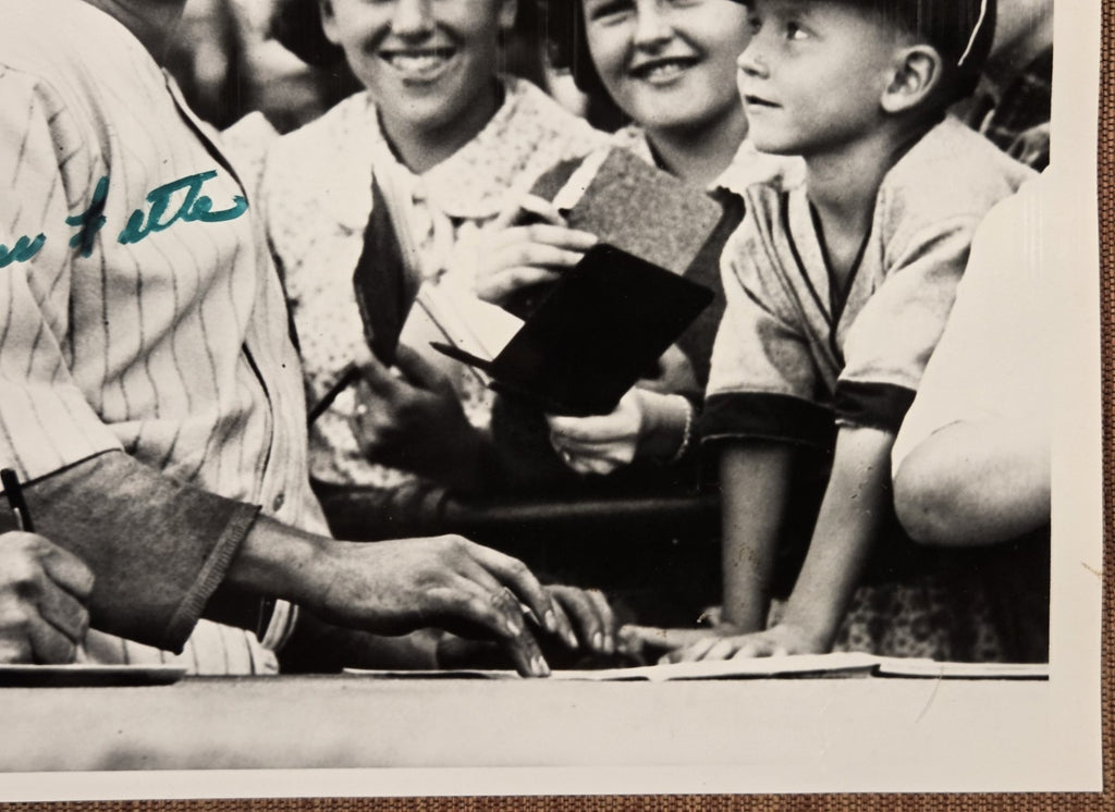 Lou Fette Jim Turner Auto Boston Braves 1930's Vintage Baseball 8x10 Photo JSA3