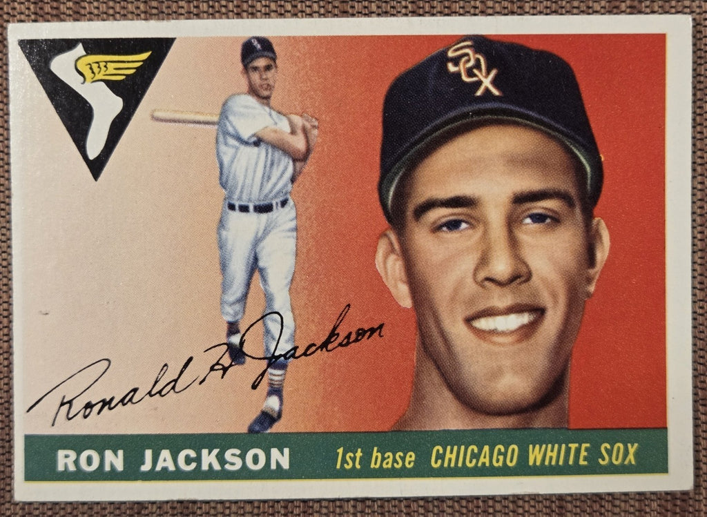 1955 Topps #66 Ron Jackson Chicago White Sox Rookie Original Baseball Card RC0