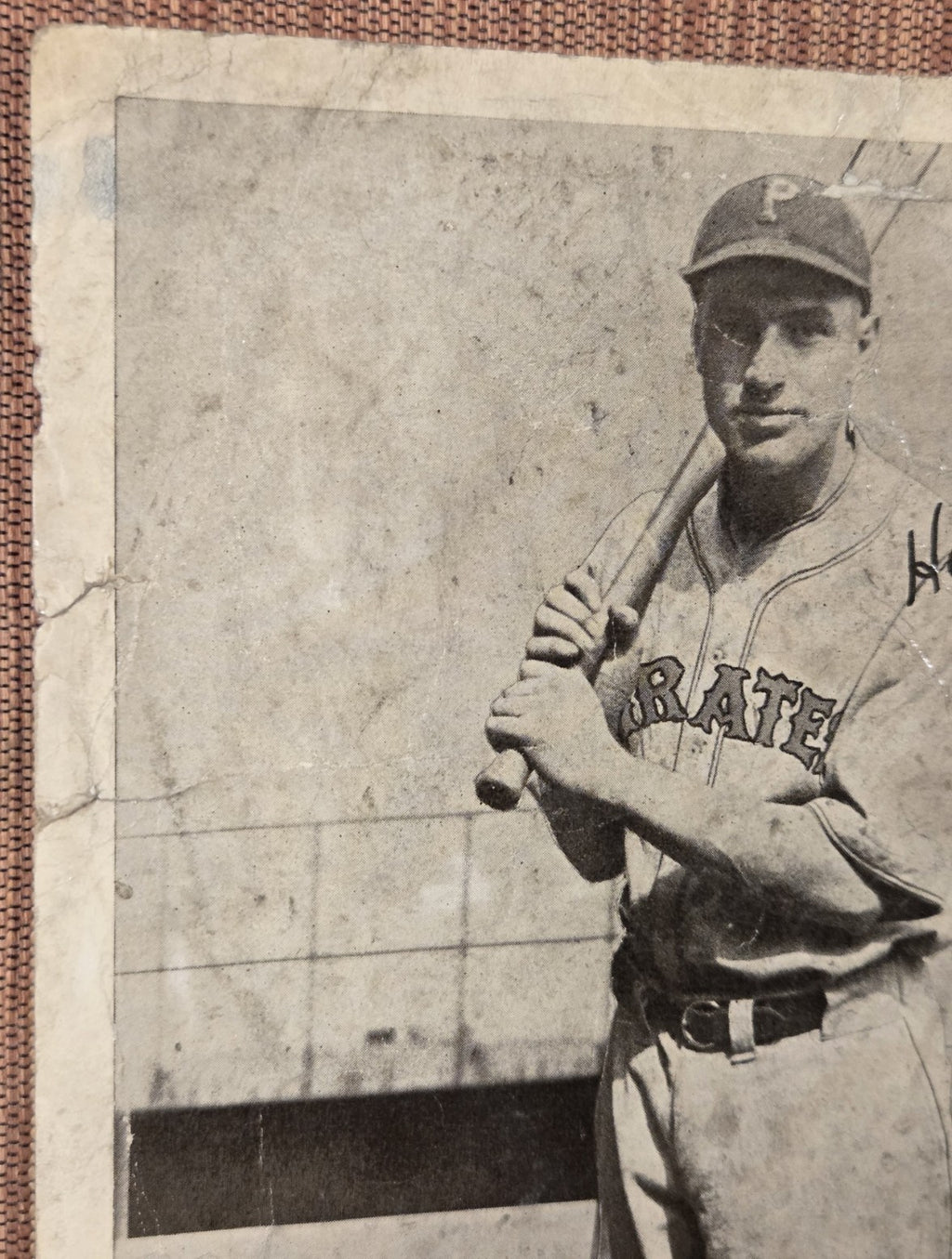 1936 National Chicle Glossy R311 Pie Traynor Pirates 6x8 Baseball Photo HOF4