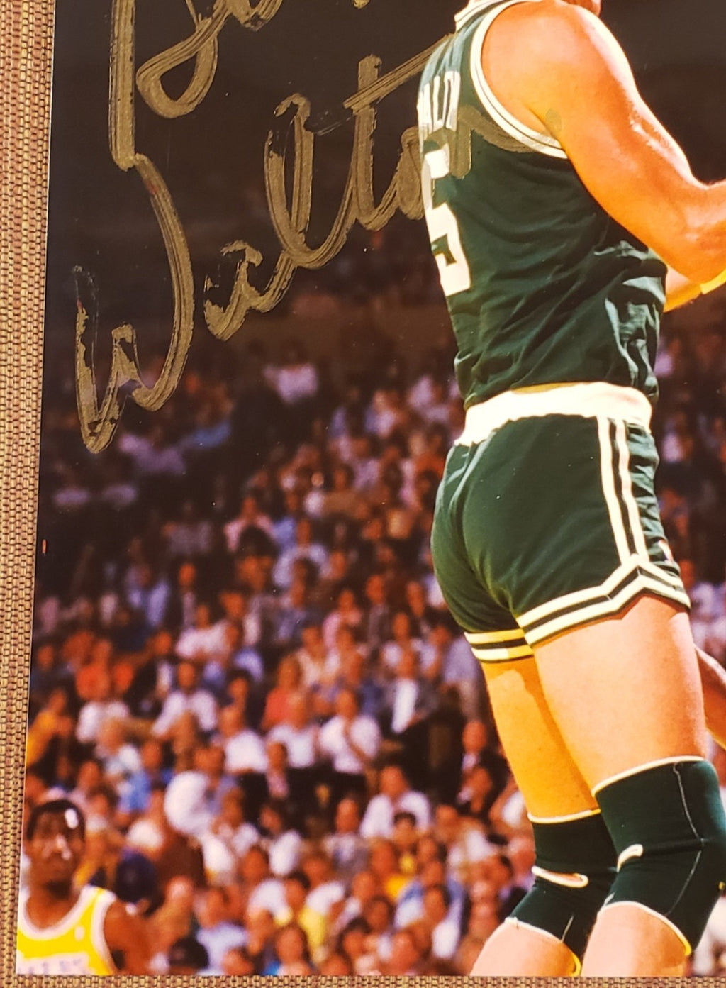 Bill Walton Auto Boston Celtics Vintage Original Basketball 8x10 Photo JSA HOF4