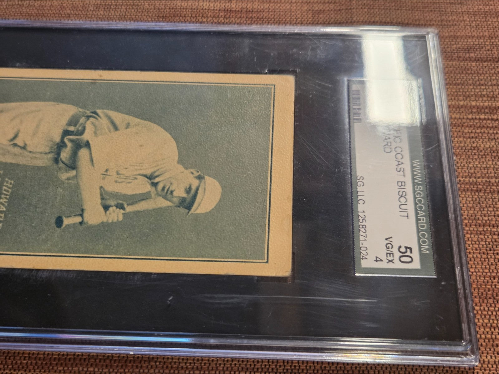 1911 Pacific Coast Biscuit D310 Ivan Howard LA Angels Baseball Card SGC 1 POP 13