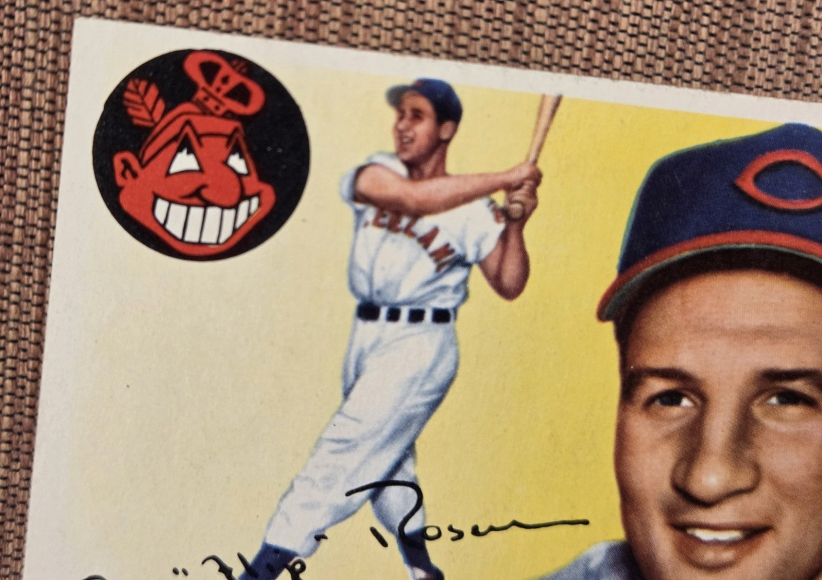 1955 Topps #70 Al Rosen Cleveland Indians Authentic Original Baseball Card1
