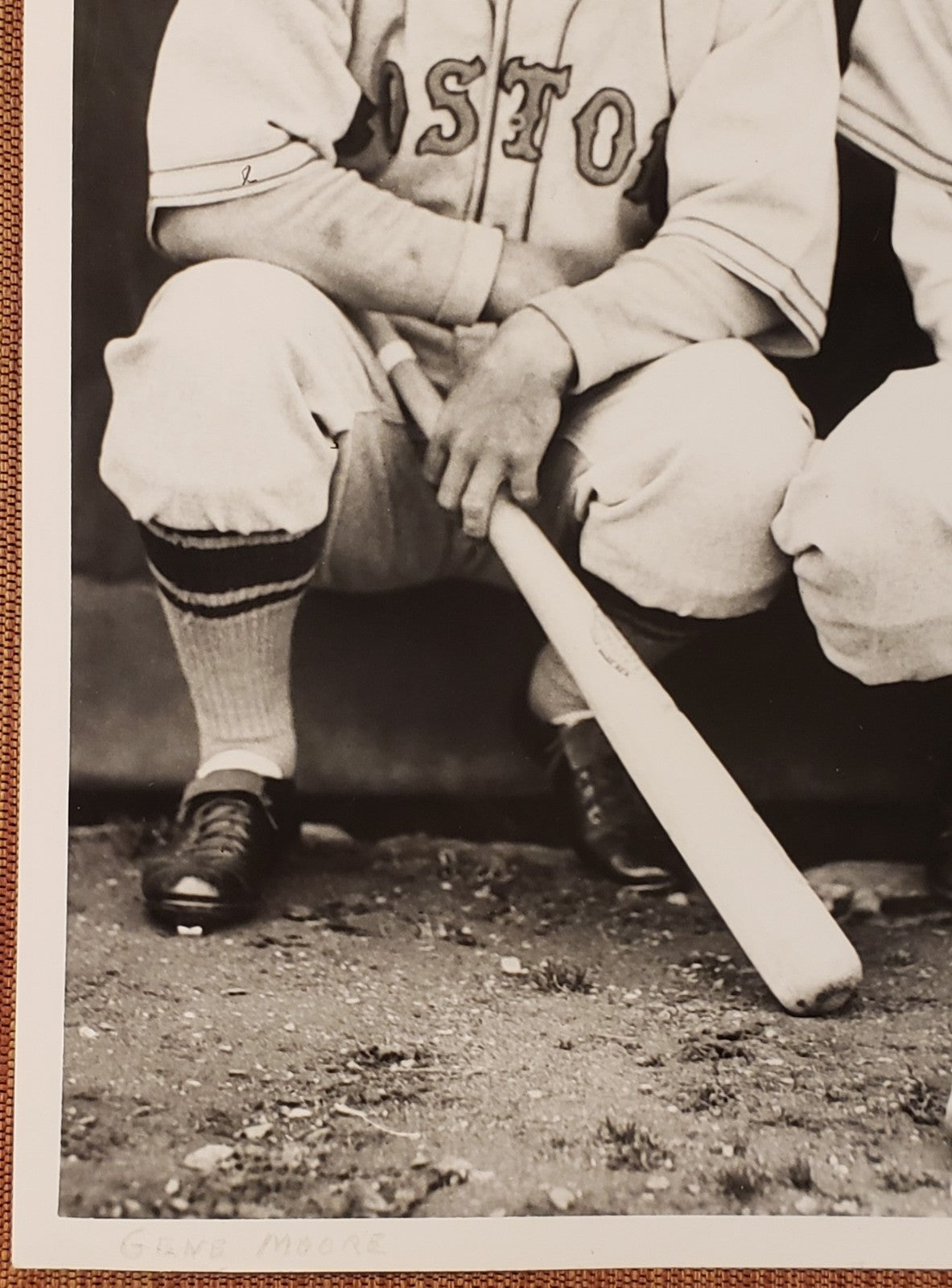 Vince DiMaggio Auto Boston Braves 1930's Baseball 8x10 Photo JSA Gene Moore4