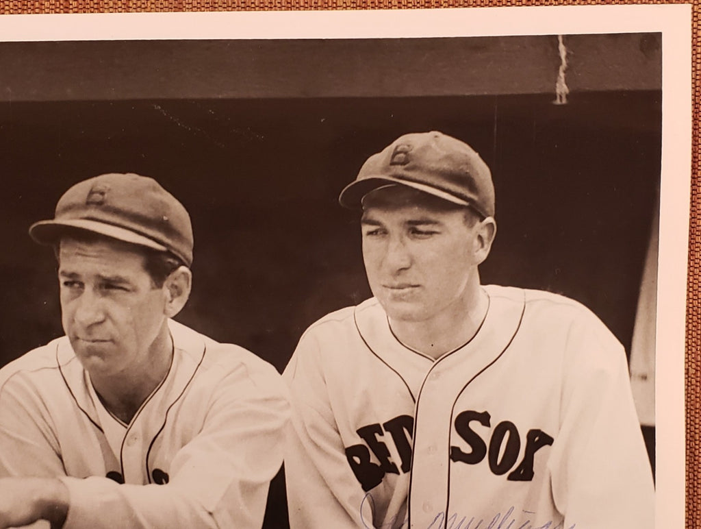 Joe Mulligan Auto Boston Red Sox 1930's Baseball 8x10 Photo JSA Harris Kellett2