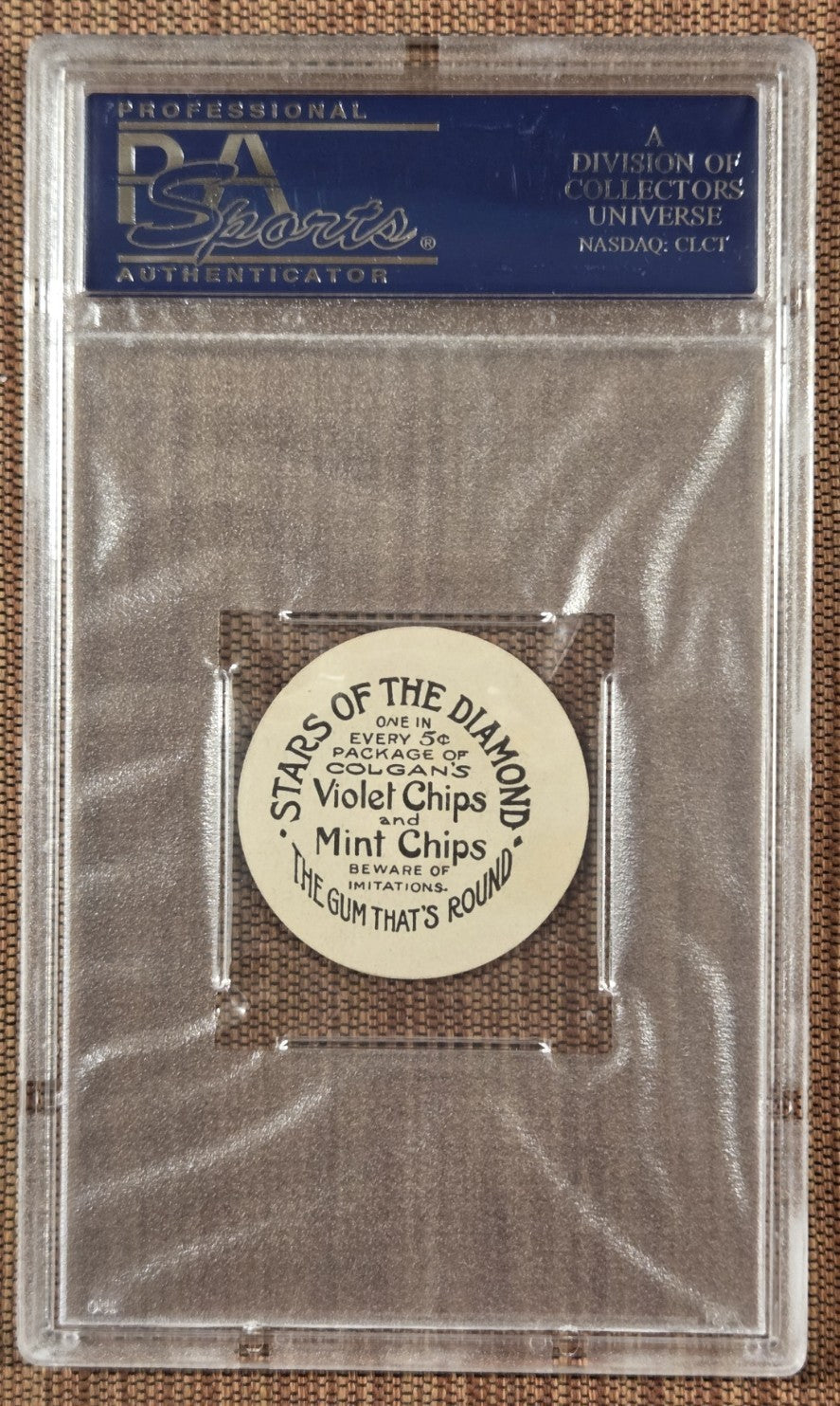 1909 E254 Colgan's Chips Harry Davis A's Baseball Card PSA 9 Mint Highest Graded1