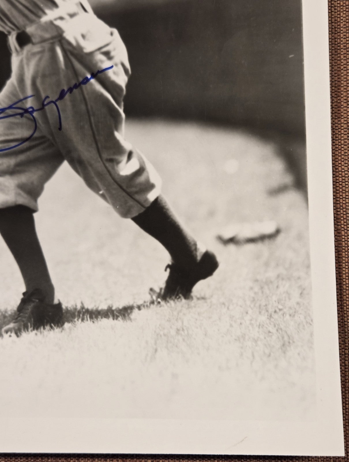 Spider Johnson AUTO San Francisco Giants Dodgers Baseball Signed 8x10 Photo JSA3