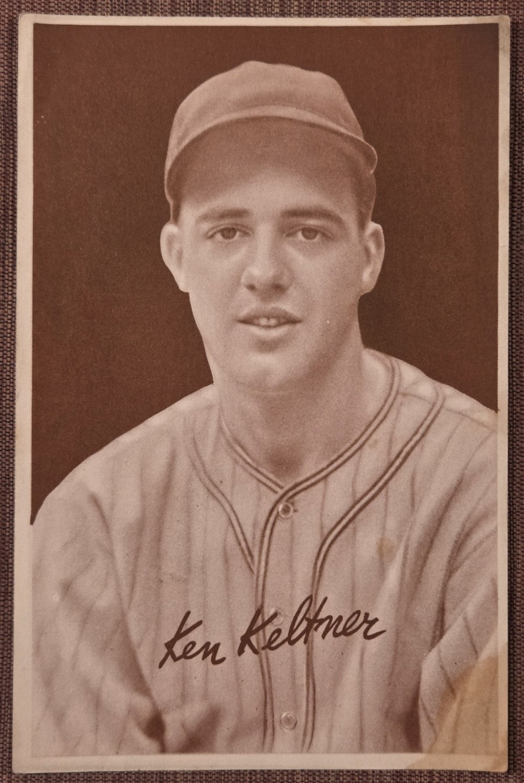 1939 Goudey Premium #16 Ken Keltner Cleveland Indians Original Baseball Card0