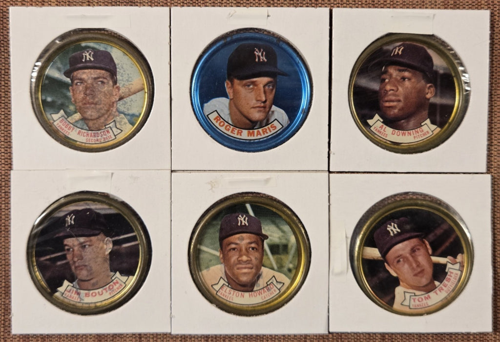 1965 Old London Maris 1964 Topps Tresh Howard Richardson Downing Baseball Coins0