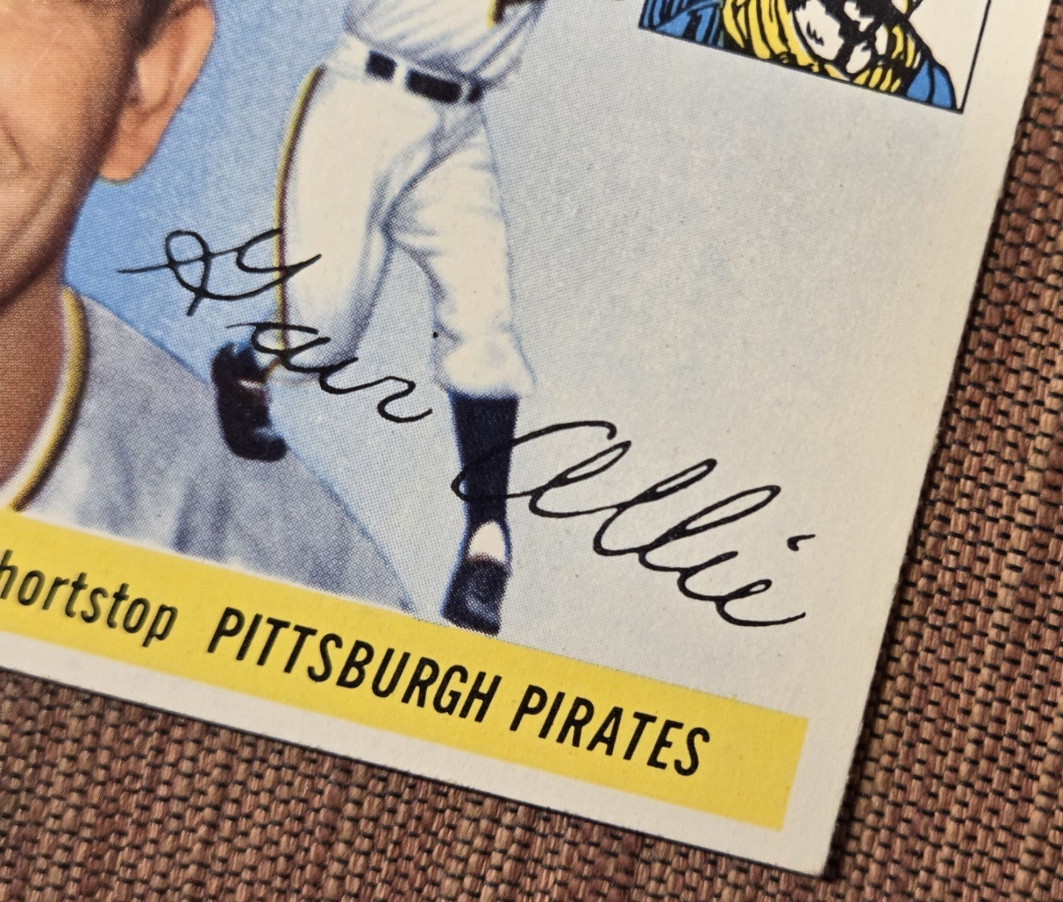 1955 Topps #59 Gair Allie Pittsburgh Pirates Authentic Original Baseball Card3