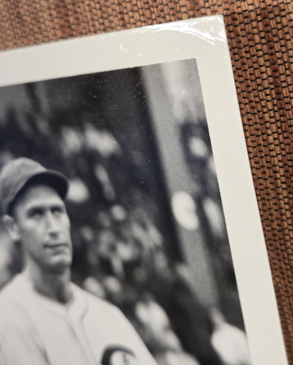Carl Hubbell Auto New York Giants 1930's Baseball 8x10 Vintage Photo JSA HOF6