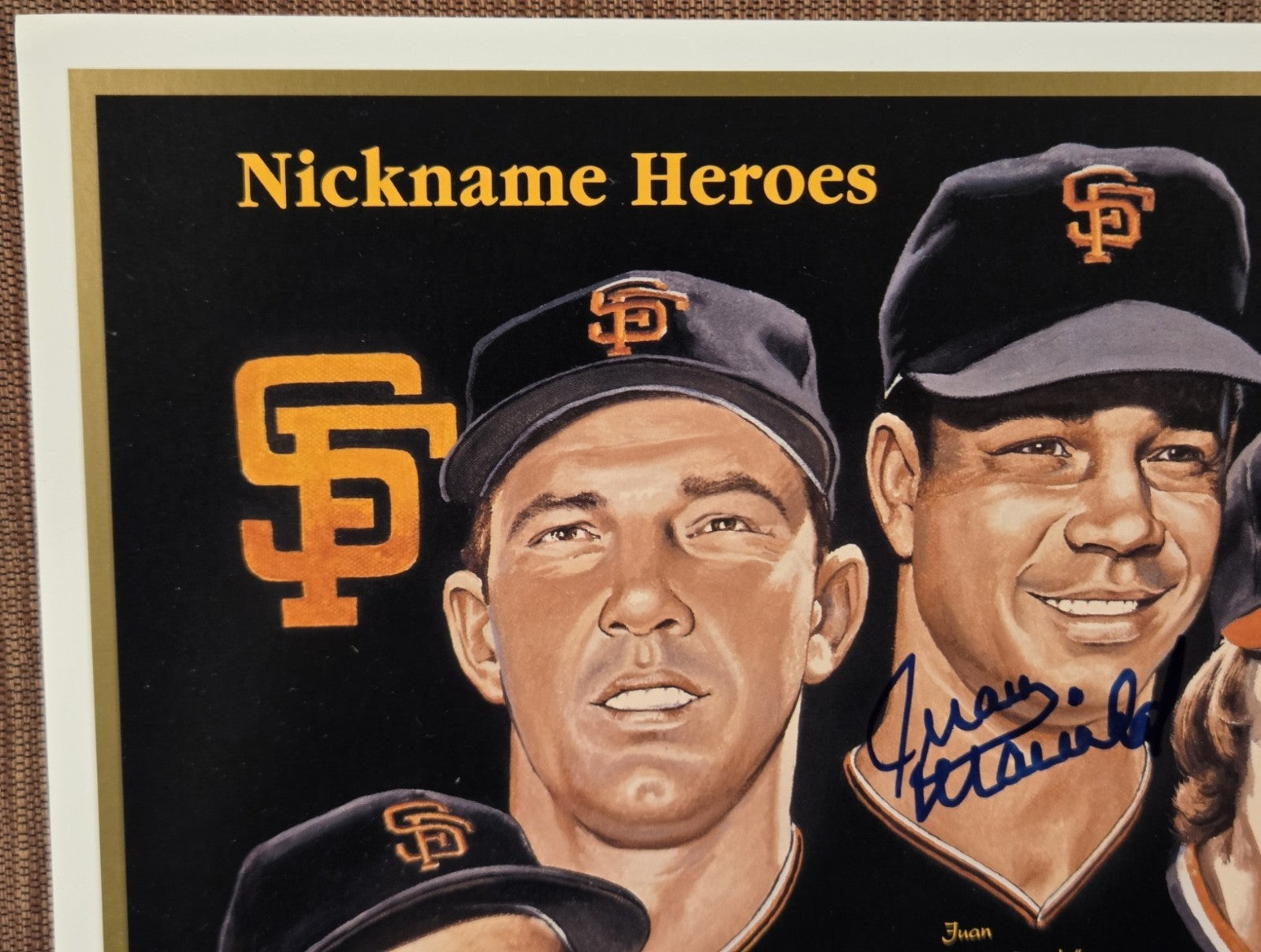 Orlando Cepeda Juan Marichal Auto San Fran Giants Baseball 8x10 Photo JSA HOF1