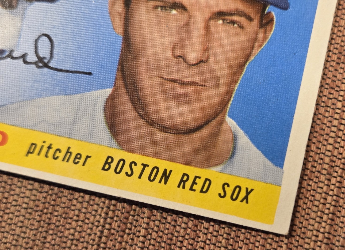 1955 Topps #116 Tom Hurd Boston Red Sox Vintage Original Rookie Baseball Card RC3