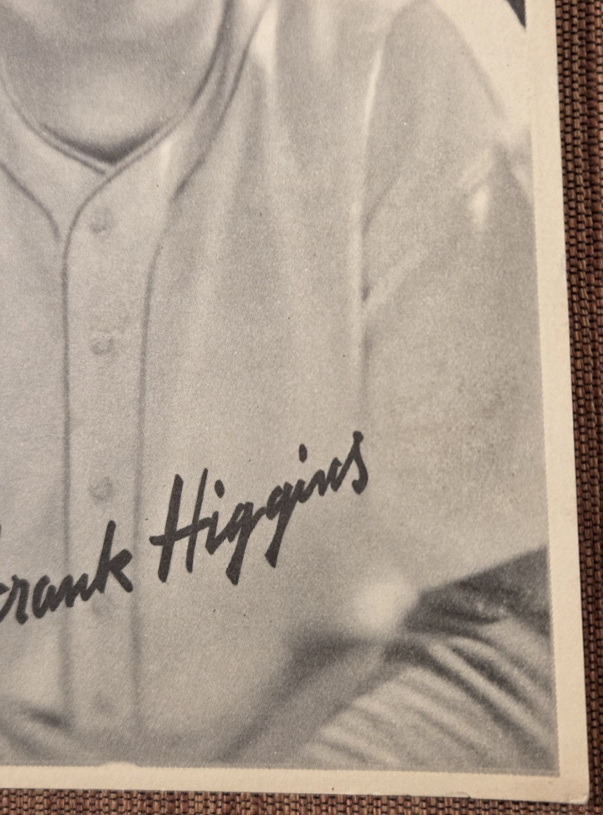 1939 Goudey #15 Frank Higgins Tigers Red Sox Athletics Original Baseball Card3