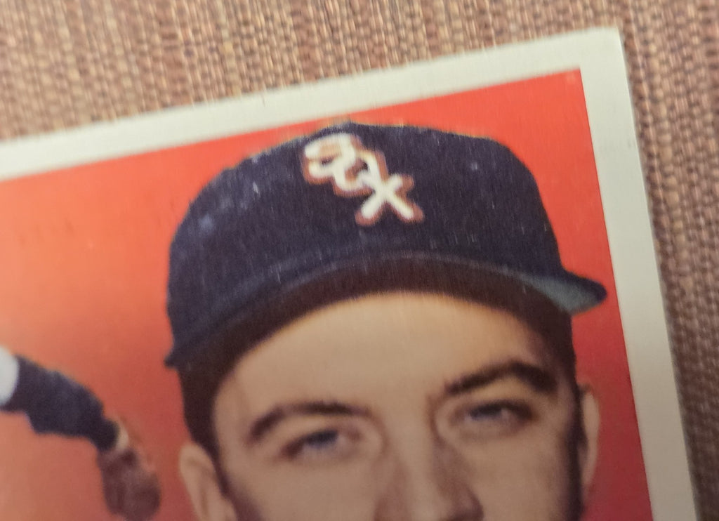 1955 Topps #10 Bob Keegan Chicago White Sox Authentic Original Baseball Card2
