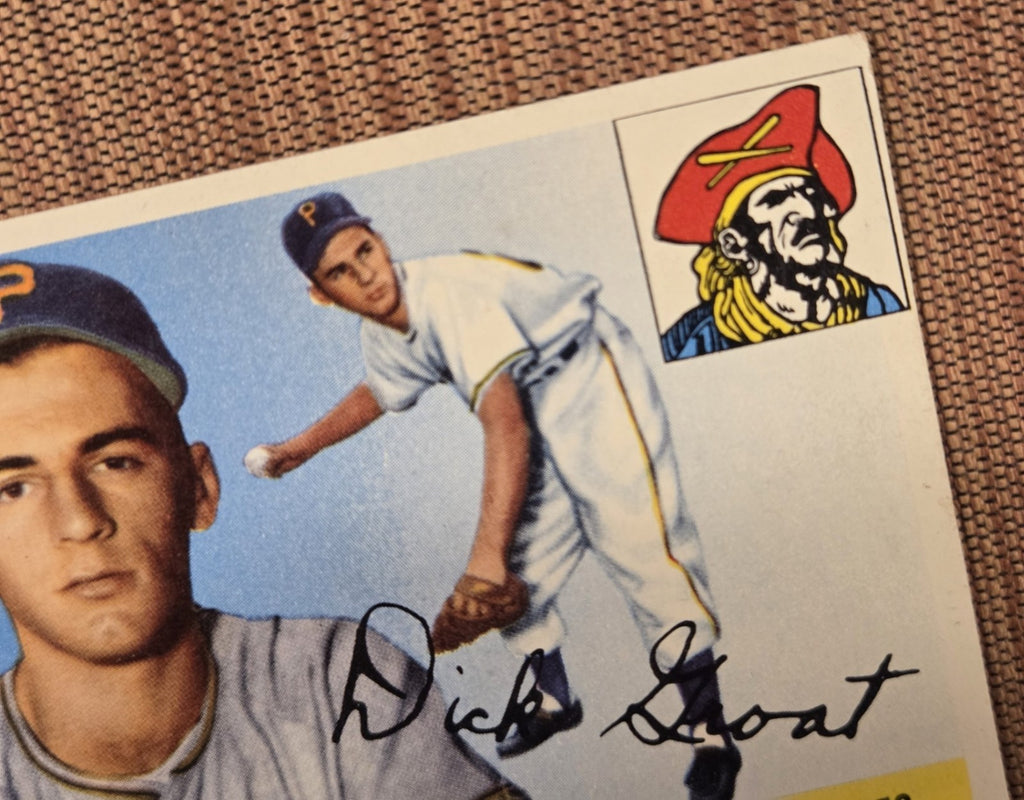 1955 Topps #26 Dick Groat Pittsburgh Pirates Authentic Original Baseball Card2