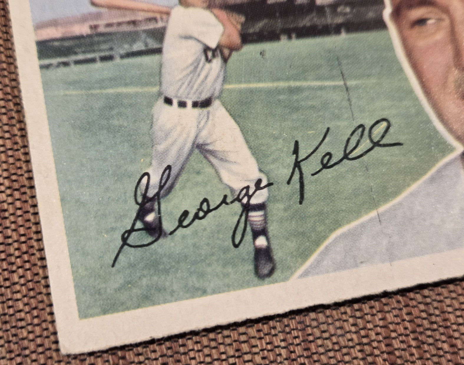1956 Topps #195 George Kell Chicago White Sox Authentic Original Baseball Card1