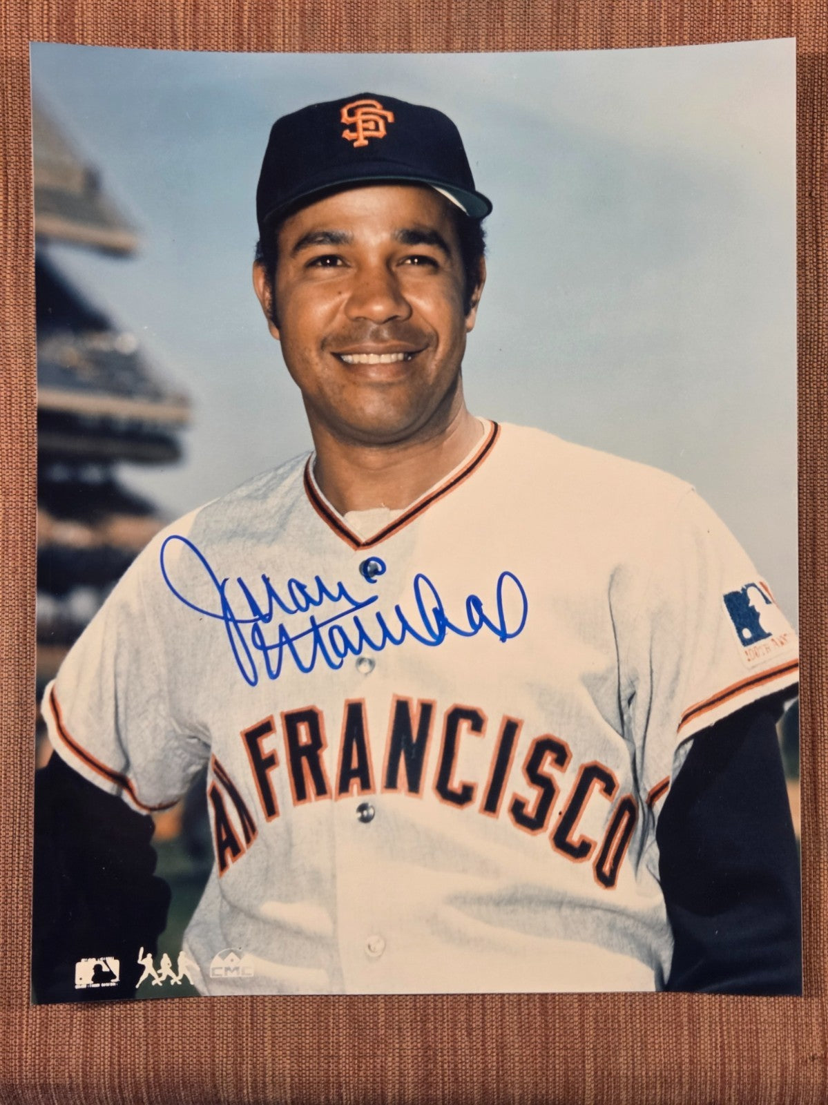 Juan Marichal Auto San Francisco Giants Vintage Original Baseball 8x10 Photo JSA0