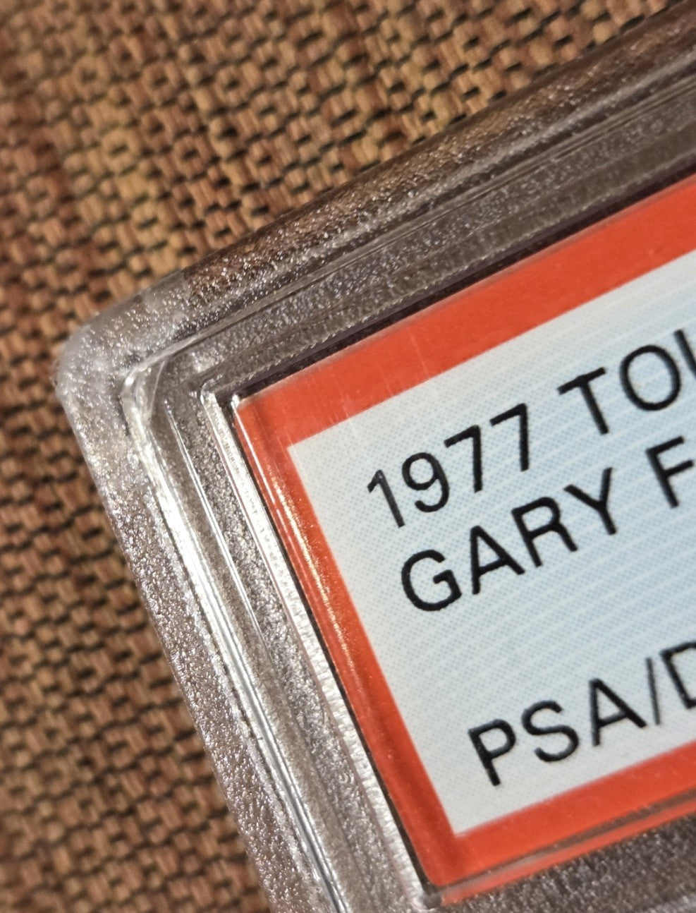 1977 Touchdown Club Gary Famiglietti Bears Football Card PSA 5/DNA 10 Auto1