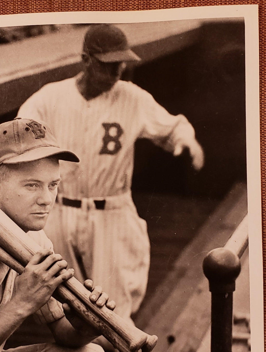 Ray Mueller Auto Boston Braves Original Vintage 1930's Baseball 8x10 Photo JSA4