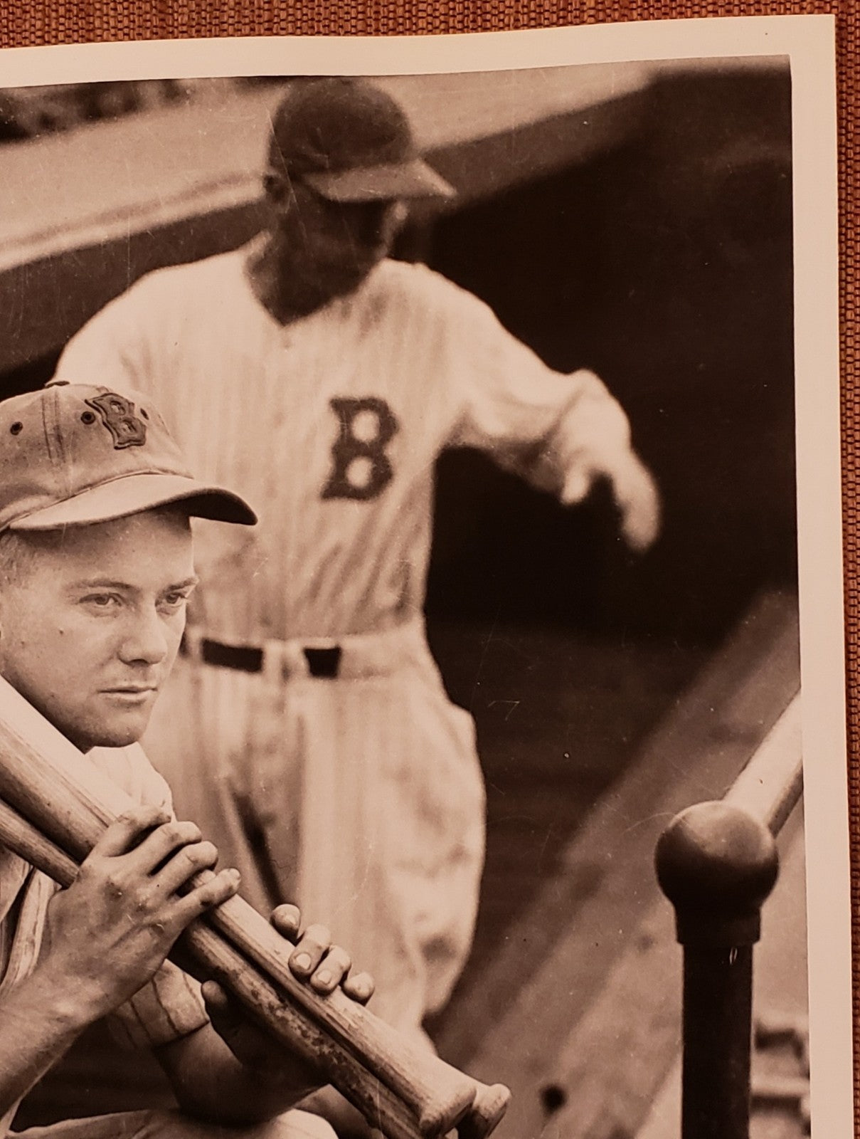 Ray Mueller Auto Boston Braves Original Vintage 1930's Baseball 8x10 Photo JSA4