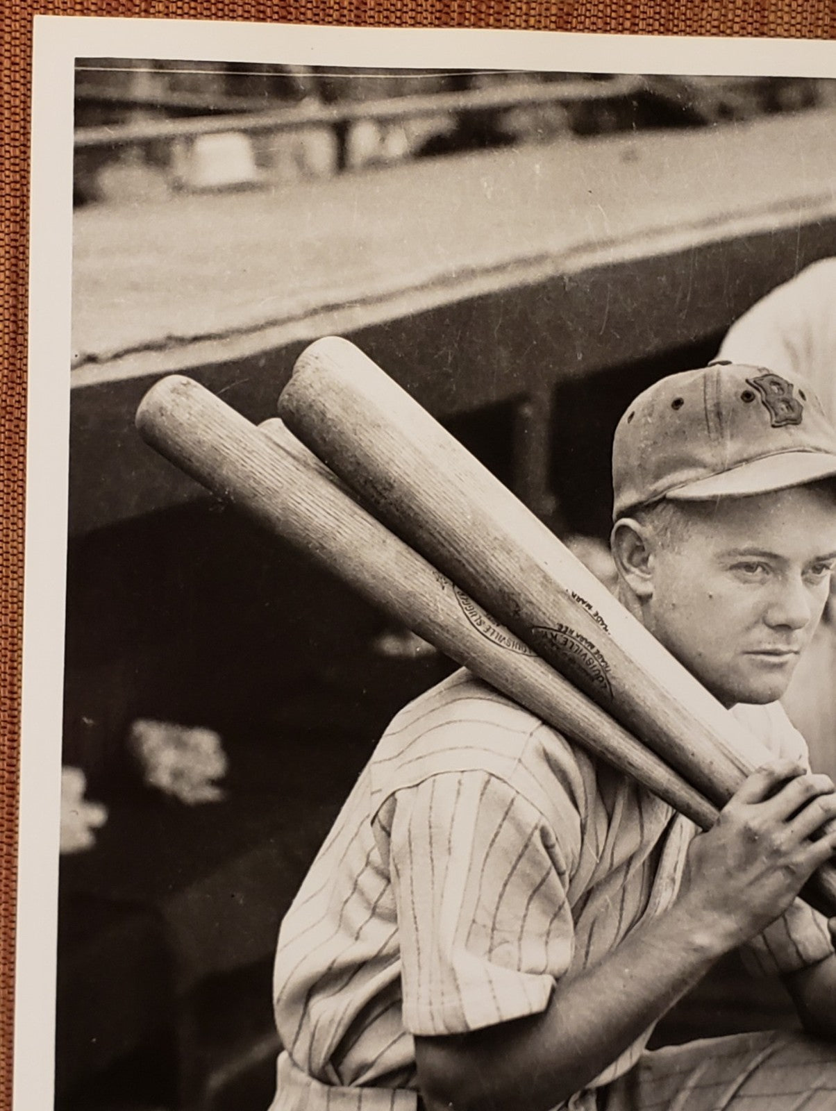 Ray Mueller Auto Boston Braves Original Vintage 1930's Baseball 8x10 Photo JSA1