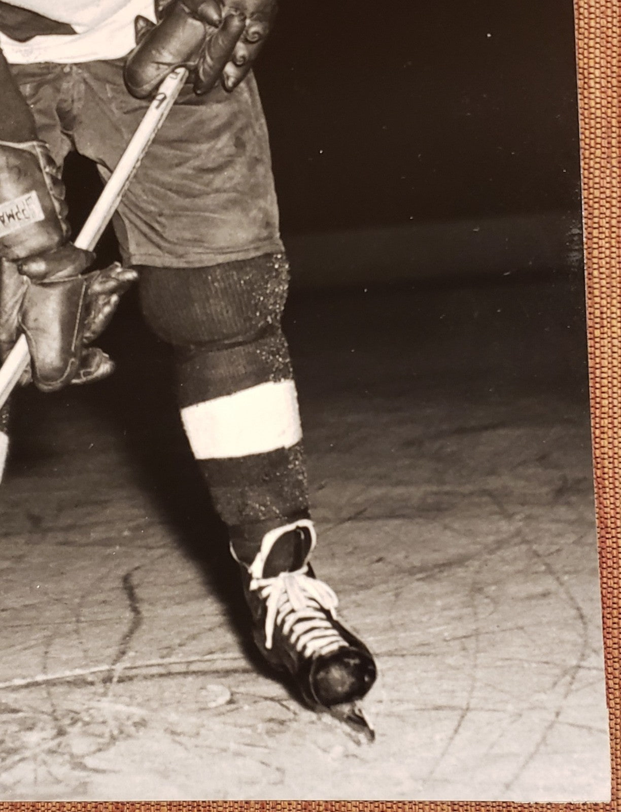 Gordie Howe Auto Detroit Red Wings Vintage Original Hockey 8x10 Photo JSA HOF3
