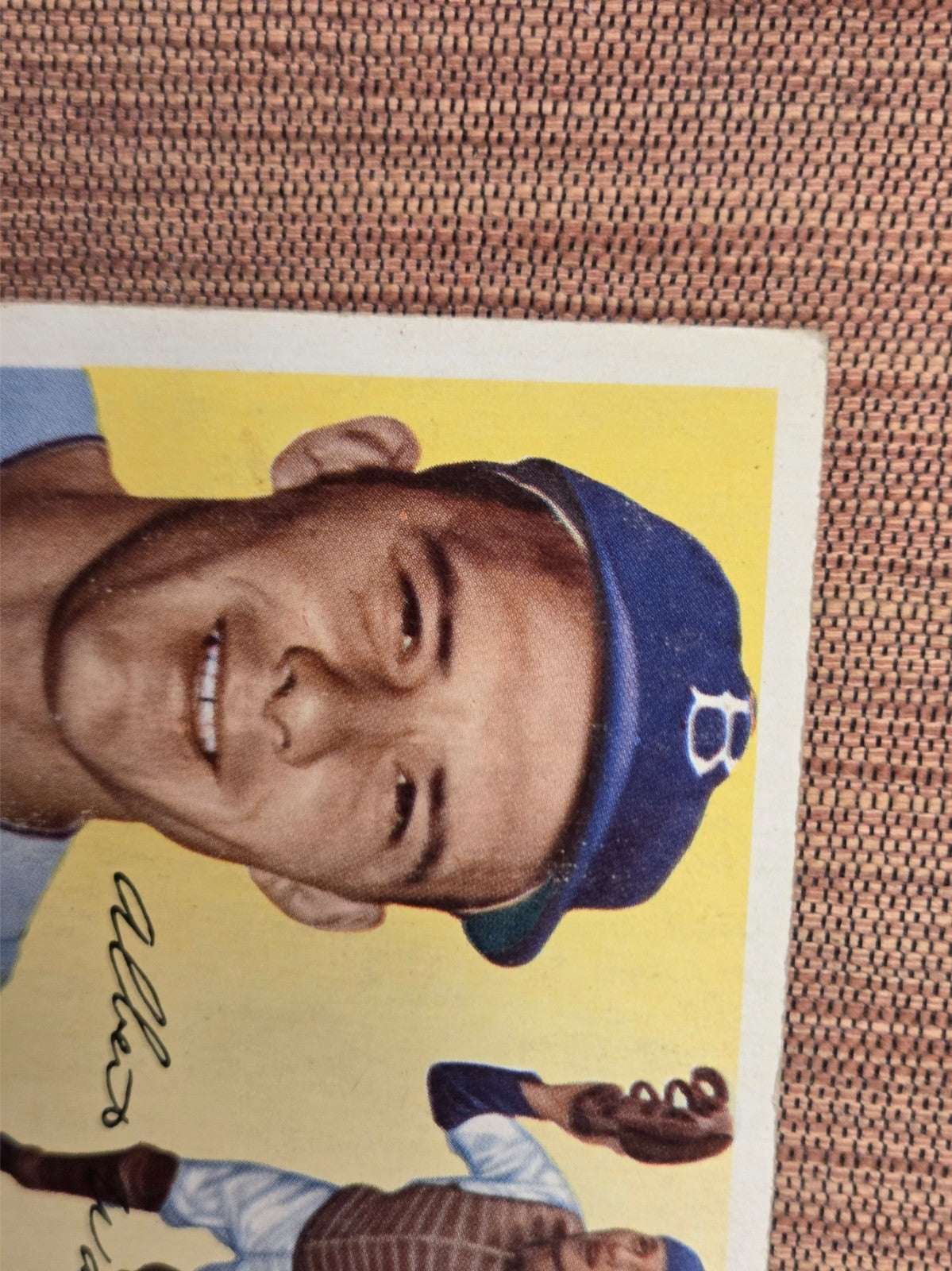 1955 Topps #108 Rube Walker Brooklyn Dodgers Authentic Original Baseball Card1