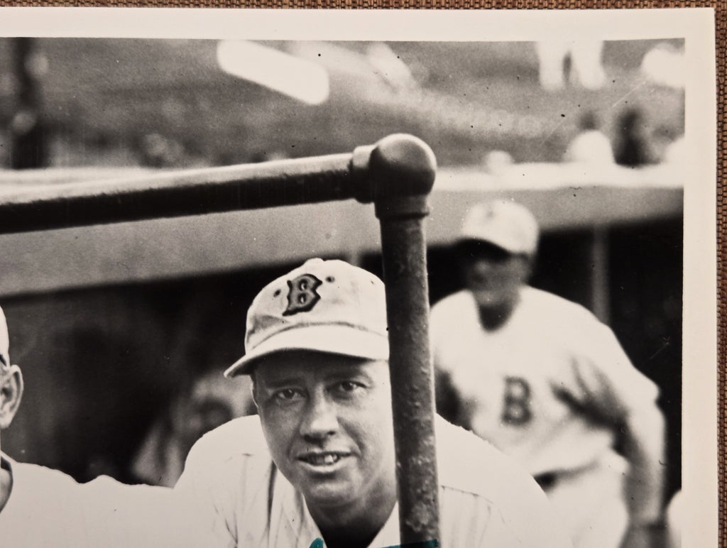 Lou Fette Jim Turner Auto Boston Braves 1930's Baseball 8x10 Photo JSA McKechnie2