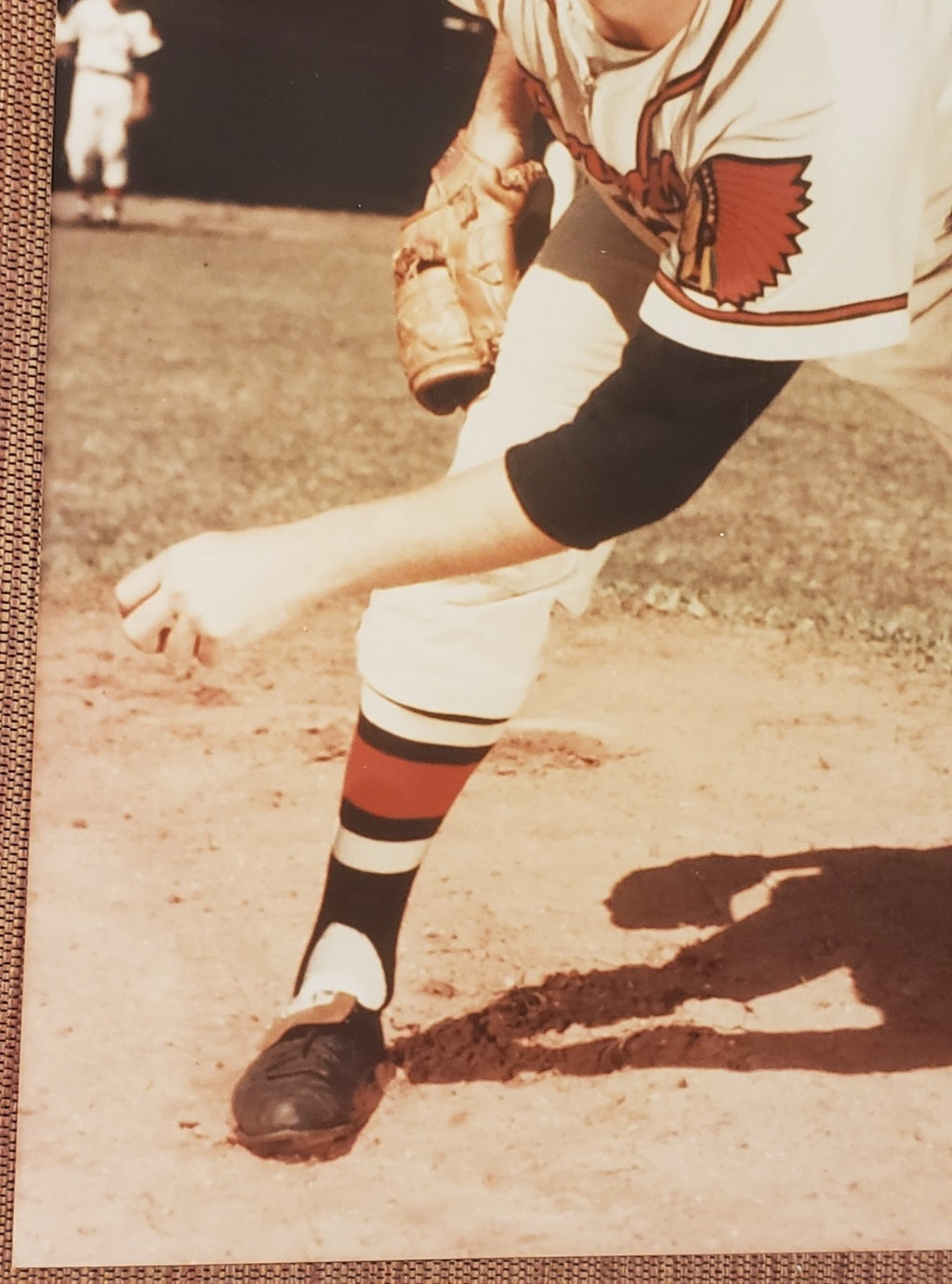 Warren Spahn Auto Milwaukee Braves Vintage Original Baseball 8x10 Photo JSA HOF4