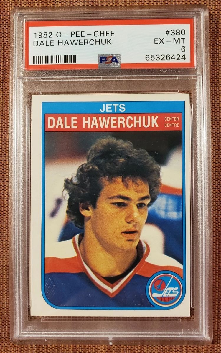1982 O-Pee-Chee Winnipeg Jets Authentic Original Rookie Hockey Card PSA 6 RC0