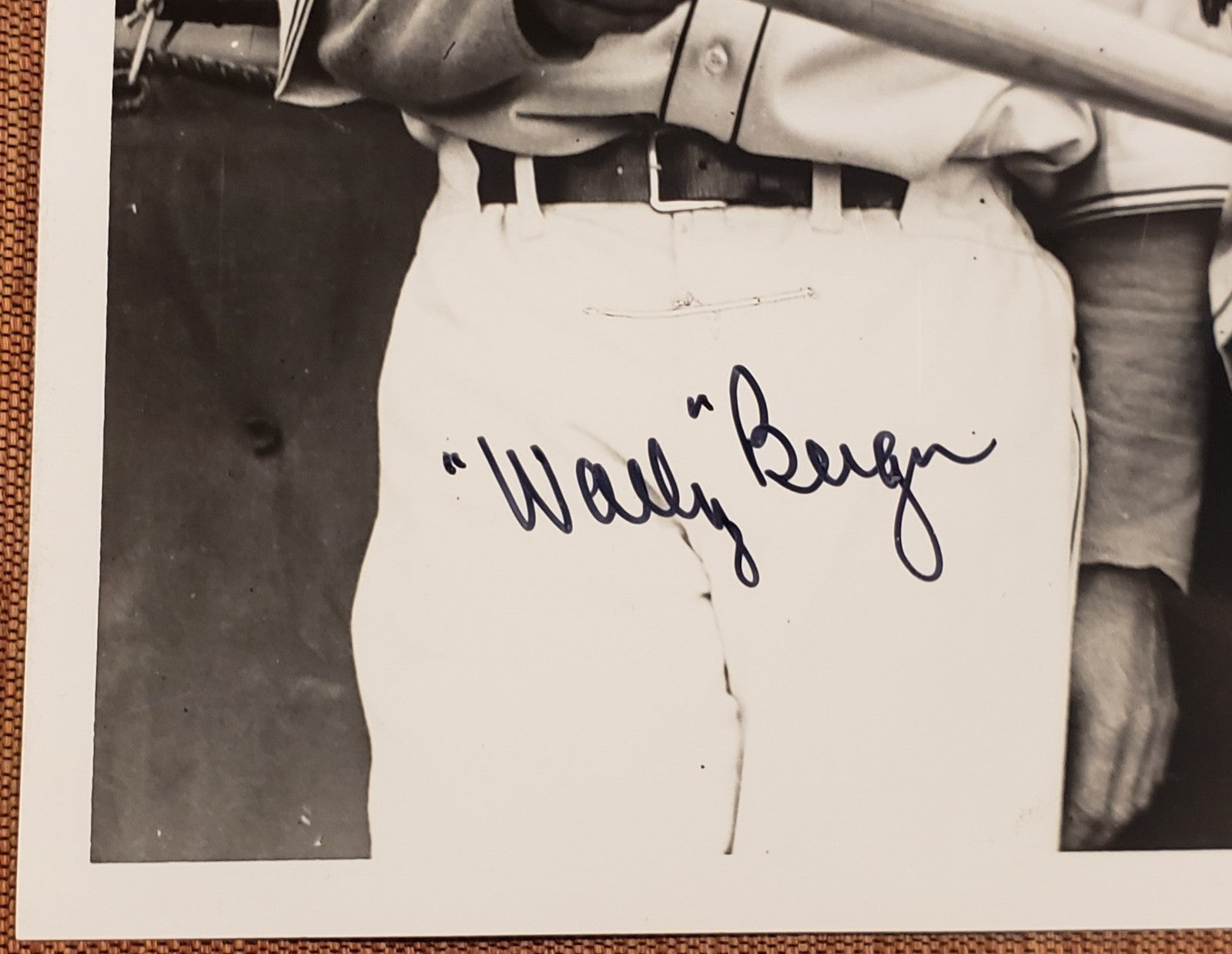 Wally Berger Auto Boston Braves 1930's Baseball 8x10 Photo JSA Hack Wilson HOF4