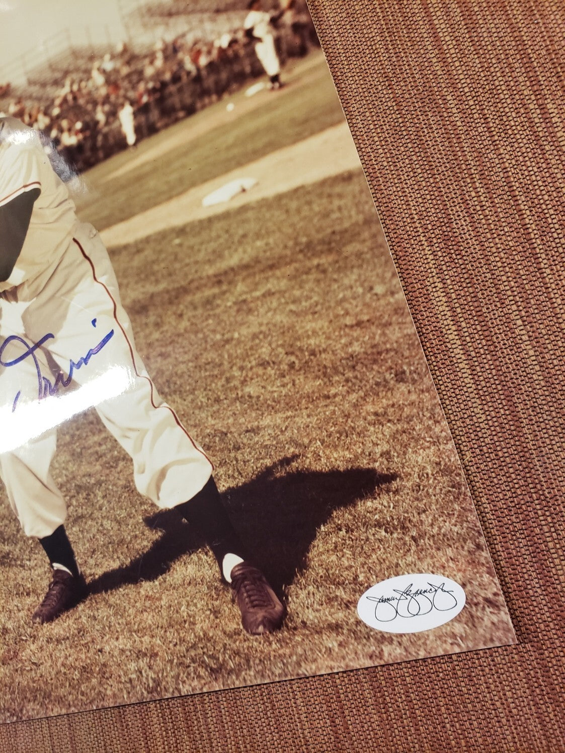 Monte Irvin AUTO 8 x 10  New York Giants Vintage Baseball Signed Photo JSA HOF1