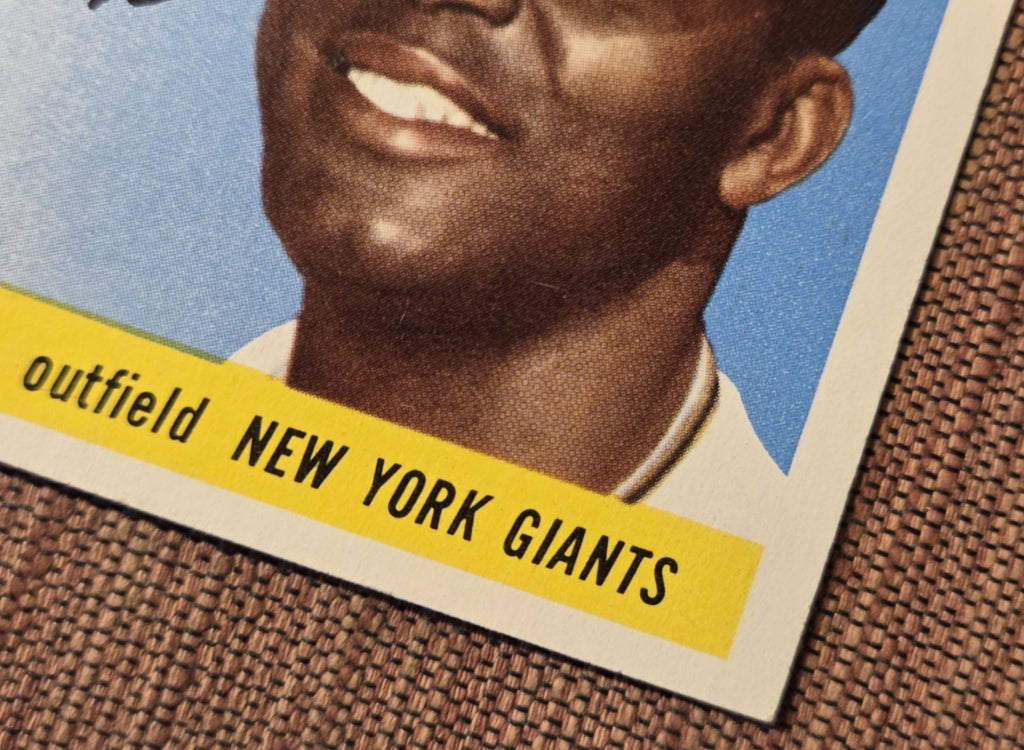 1955 Topps #100 Monte Irvin New York Giants Vintage Original Baseball Card HOF3