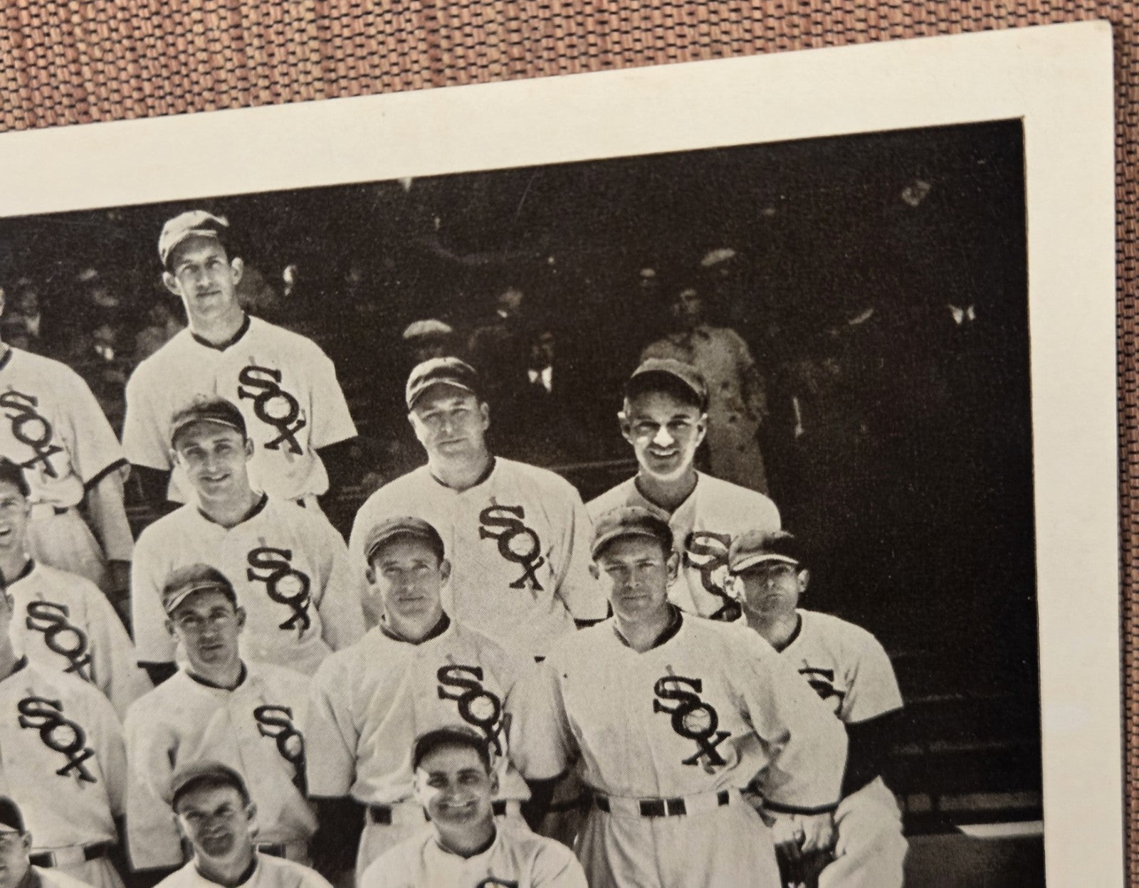 1936 R311 Glossy Chicago White Sox 6x8 Baseball Photo Luke Appling Lyons Simmons2